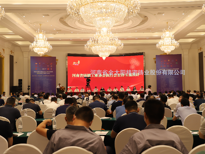 喜報!金太陽鑄業榮獲河南省“鑄造專(zhuan)業(ye)化領軍企業”等榮譽稱號